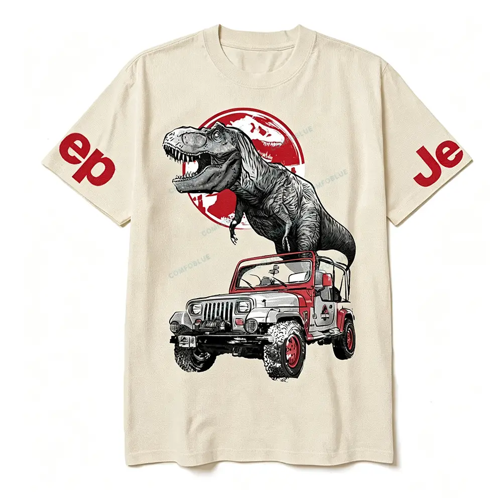 Dinosaurs Return Ink Painting  JP Unisex T-shirt