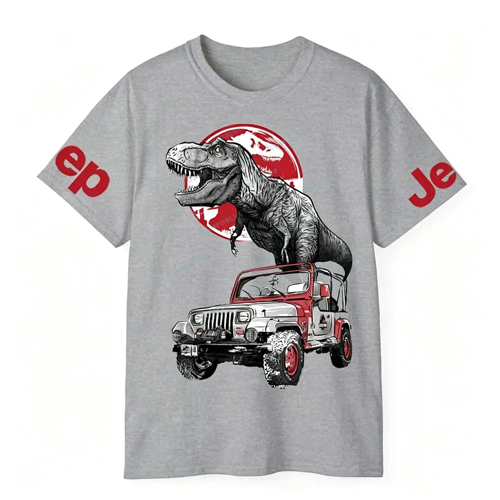 Dinosaurs Return Ink Painting  JP Unisex T-shirt