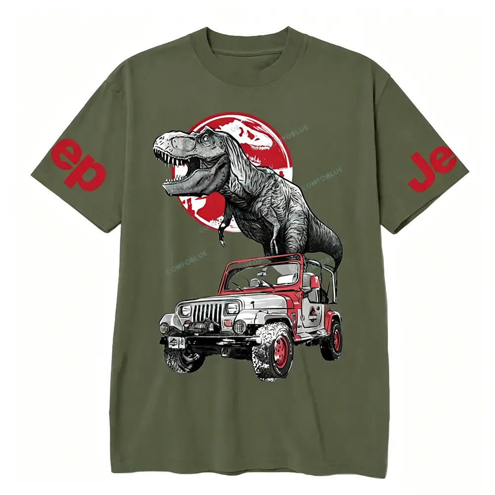 Dinosaurs Return Ink Painting  JP Unisex T-shirt