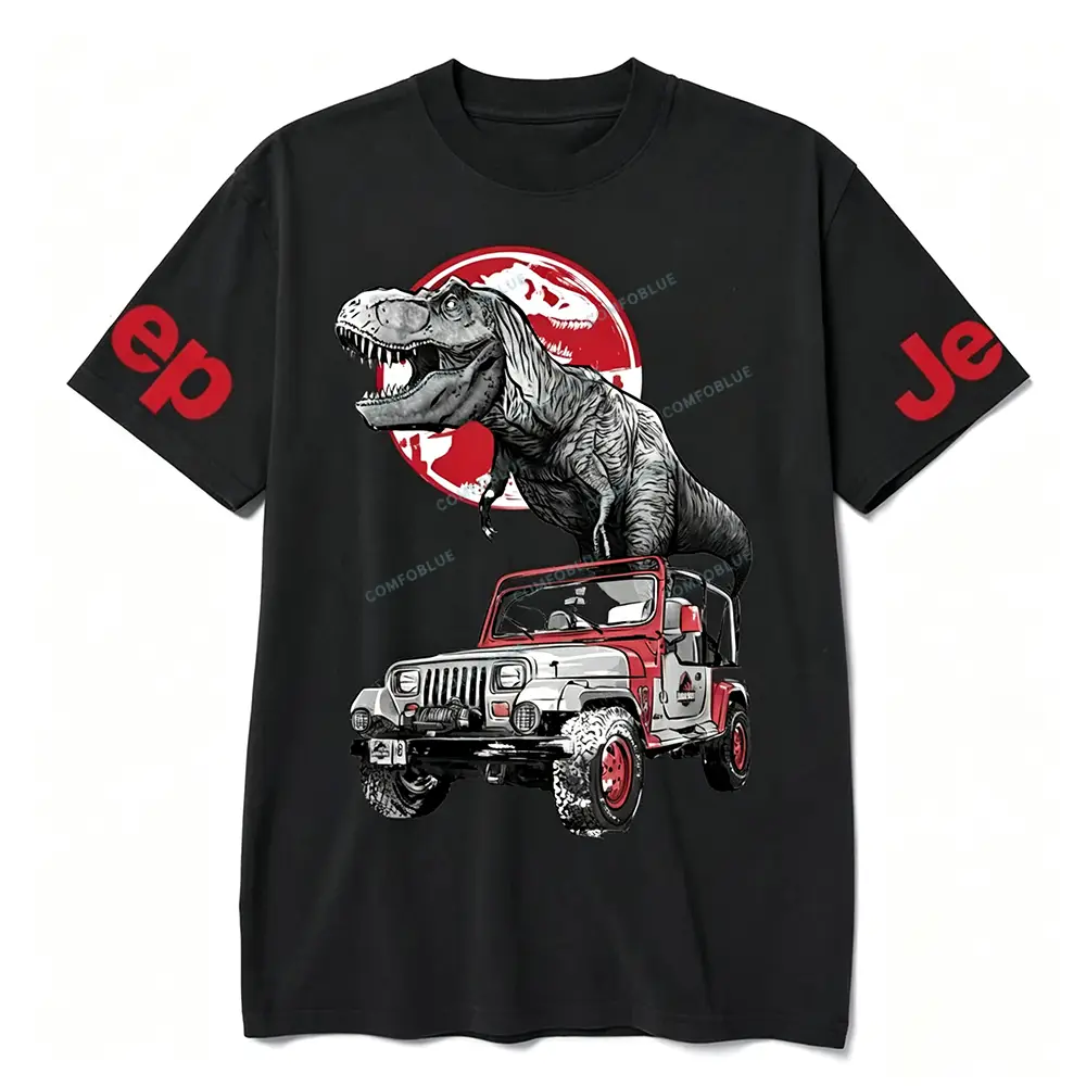 Dinosaurs Return Ink Painting  JP Unisex T-shirt