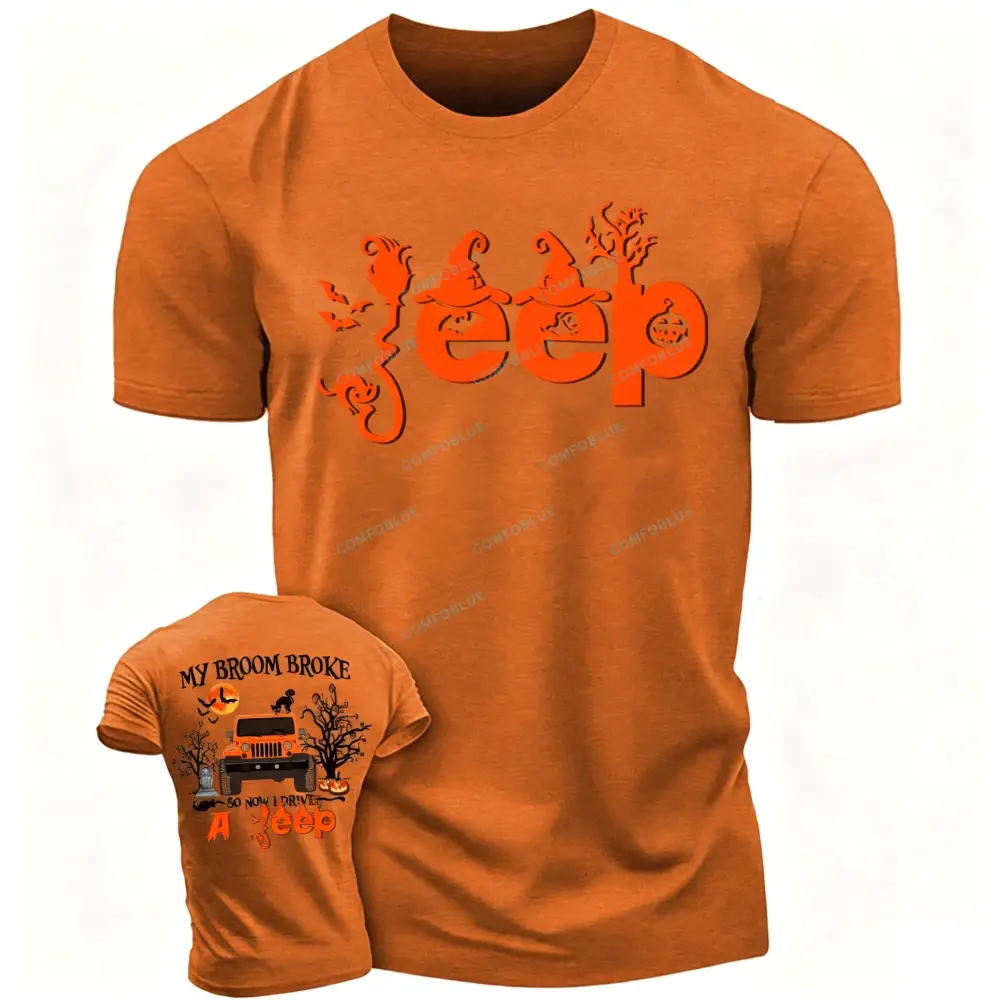 My Broom Broke So Now I Drive A Jp Halloween T-Shirt