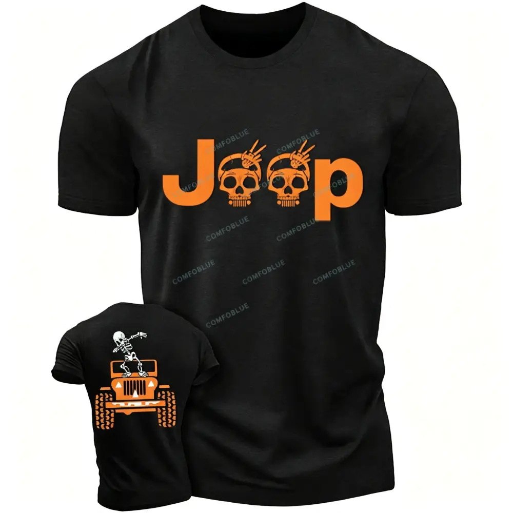 Skeletons Dancing on Jps Halloween T-Shirt