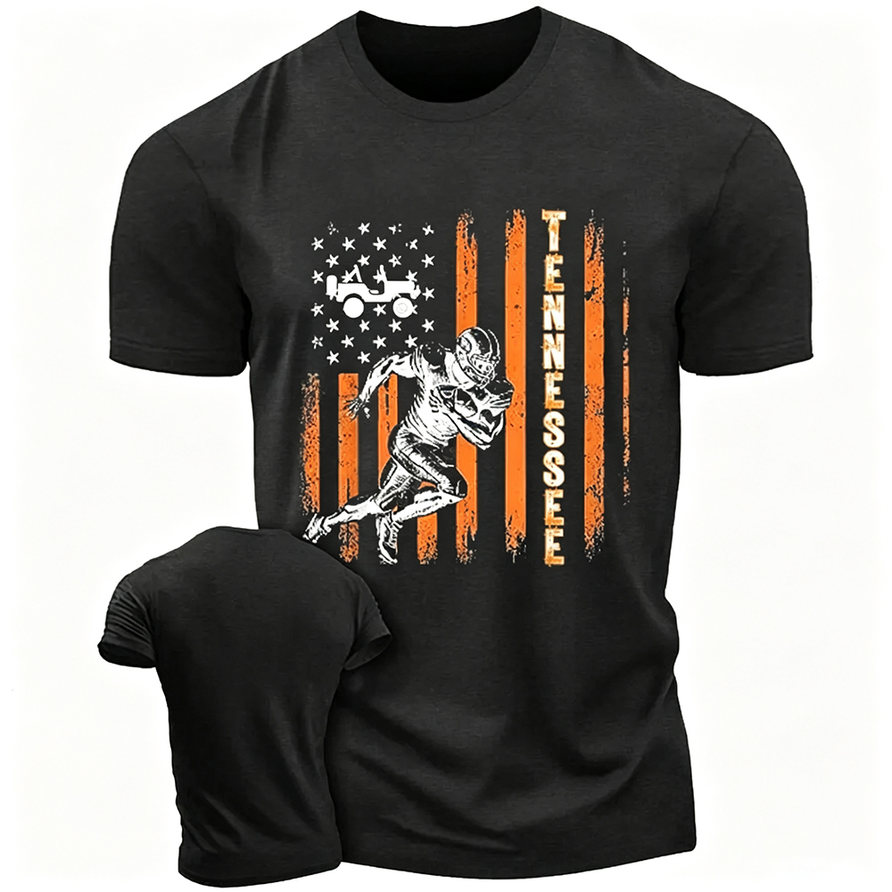 Tennessee American Flag Jp Jp Unisex T-shirt 