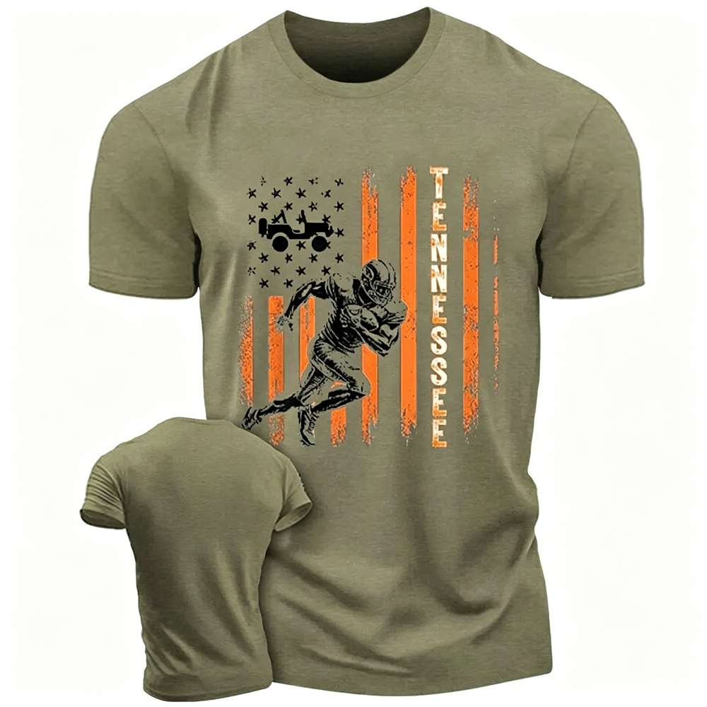 Tennessee American Flag Jp Jp Unisex T-shirt 