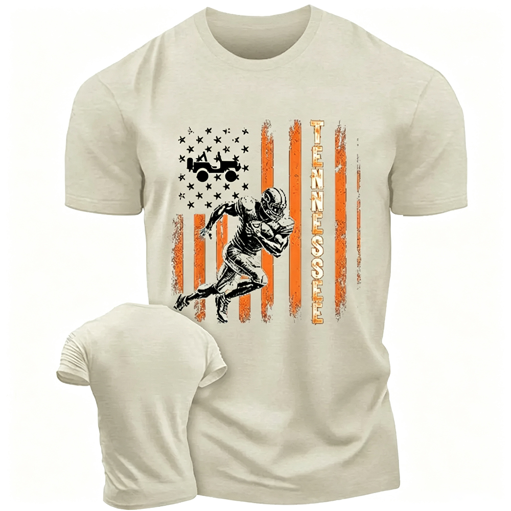 Tennessee American Flag Jp Jp Unisex T-shirt 