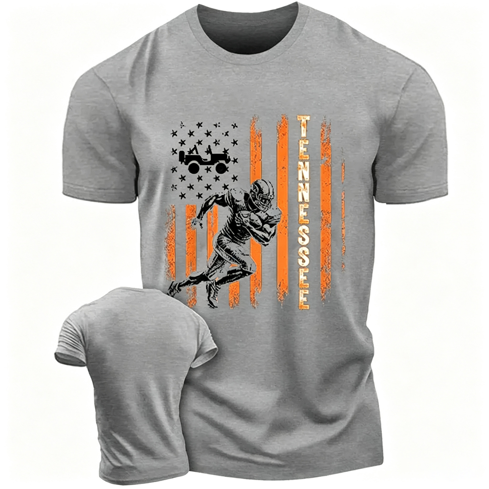 Tennessee American Flag Jp Jp Unisex T-shirt 