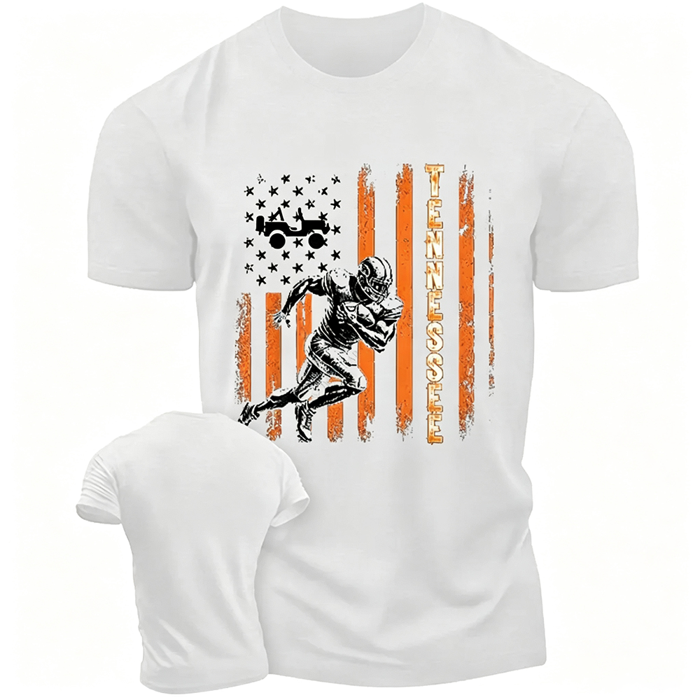 Tennessee American Flag Jp Jp Unisex T-shirt 