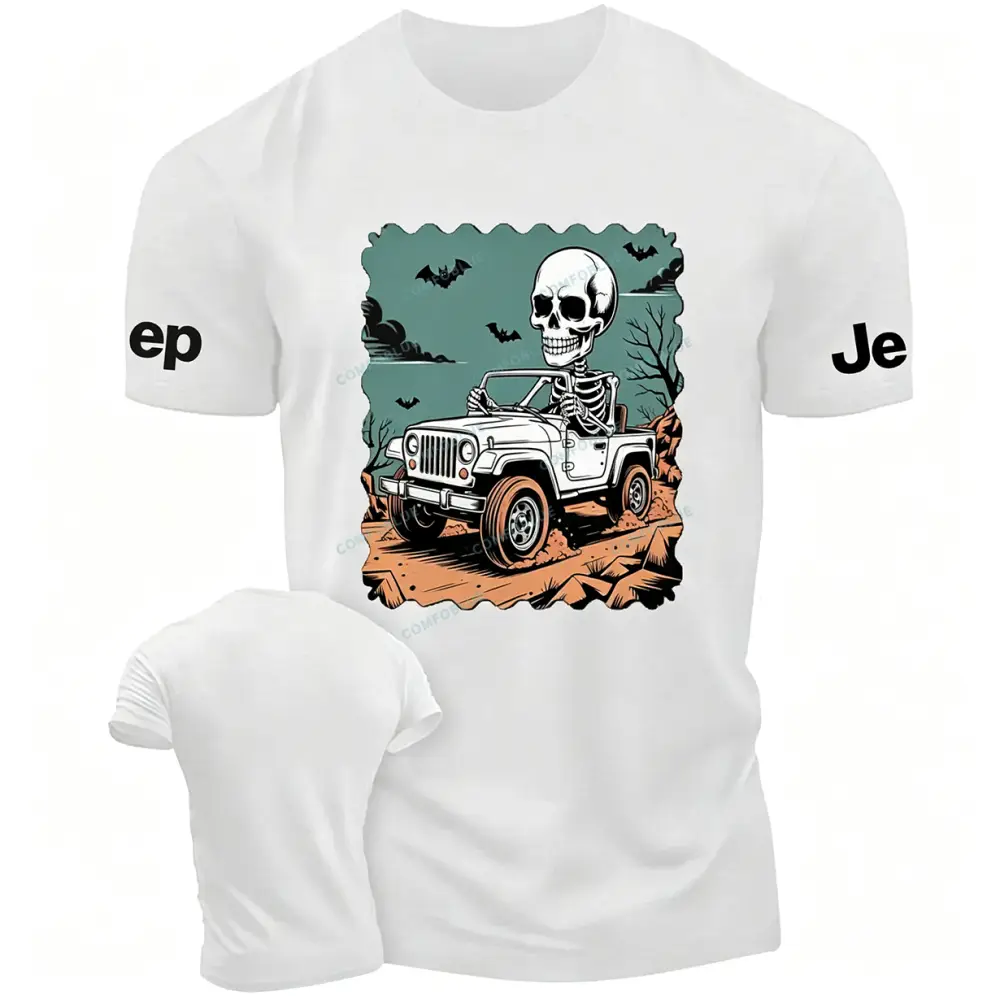 Skull Journey Through Deserted Roads JP Unisex T-shirt