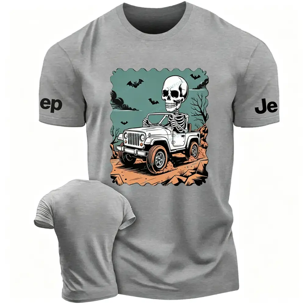 Skull Journey Through Deserted Roads JP Unisex T-shirt