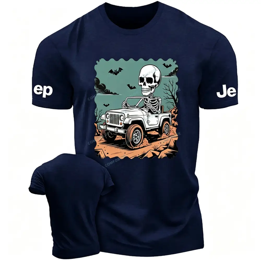 Skull Journey Through Deserted Roads JP Unisex T-shirt