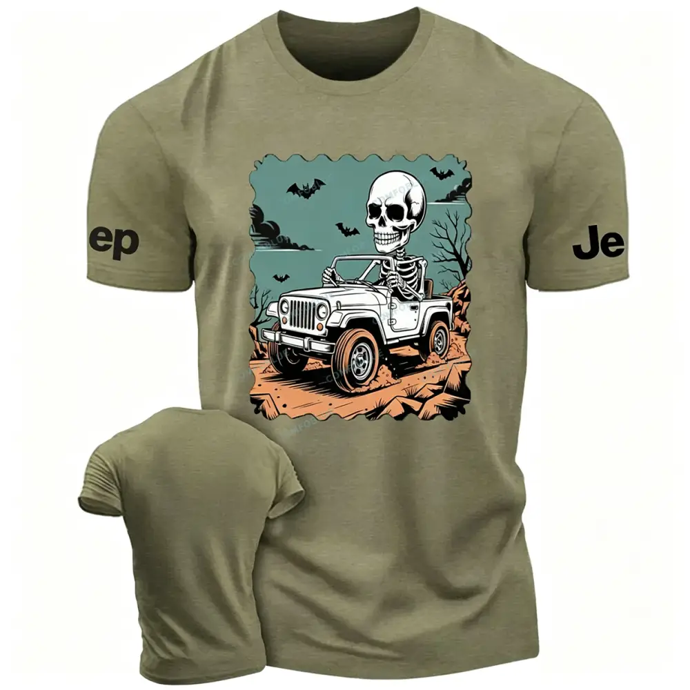 Skull Journey Through Deserted Roads JP Unisex T-shirt