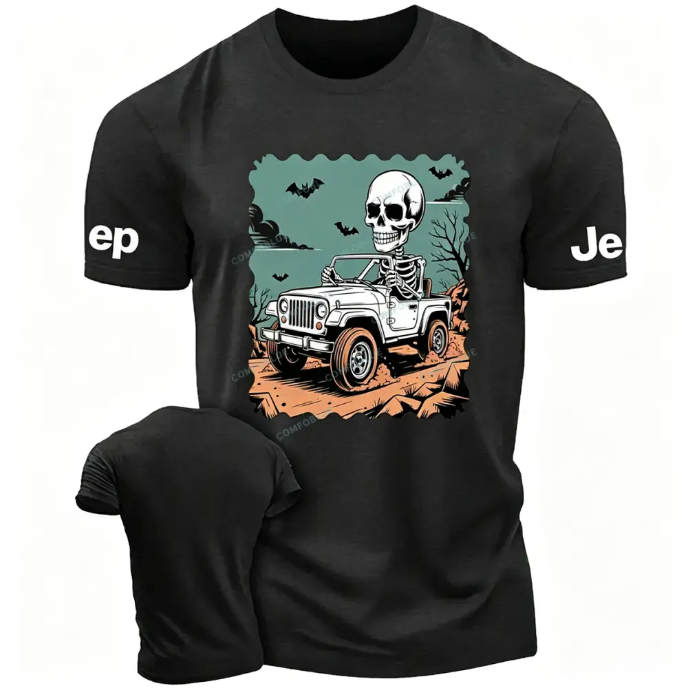 Skull Journey Through Deserted Roads JP Unisex T-shirt