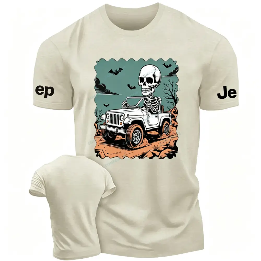 Skull Journey Through Deserted Roads JP Unisex T-shirt