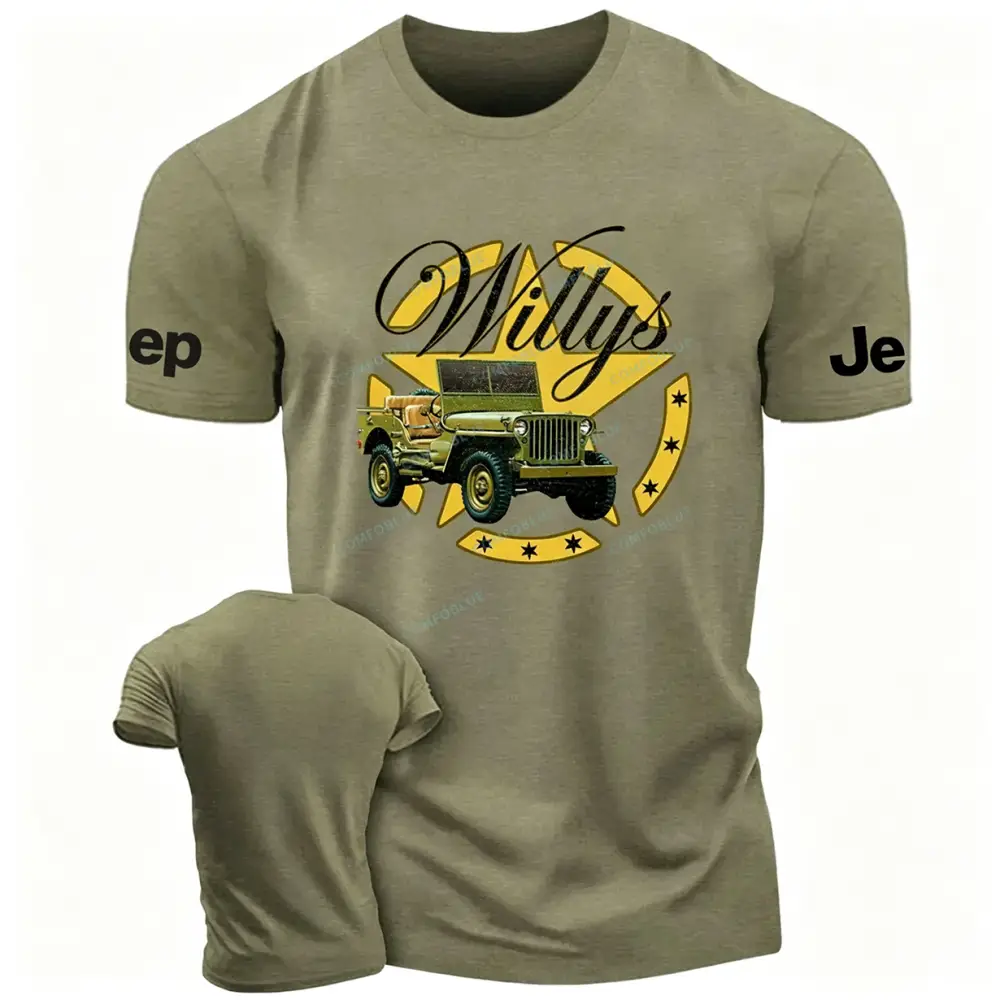 Military Star Willys Vintage Style JP Unisex T-shirt