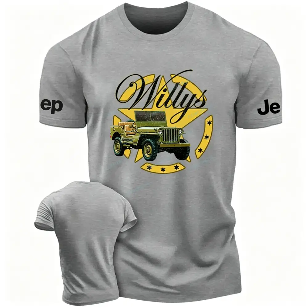 Military Star Willys Vintage Style JP Unisex T-shirt
