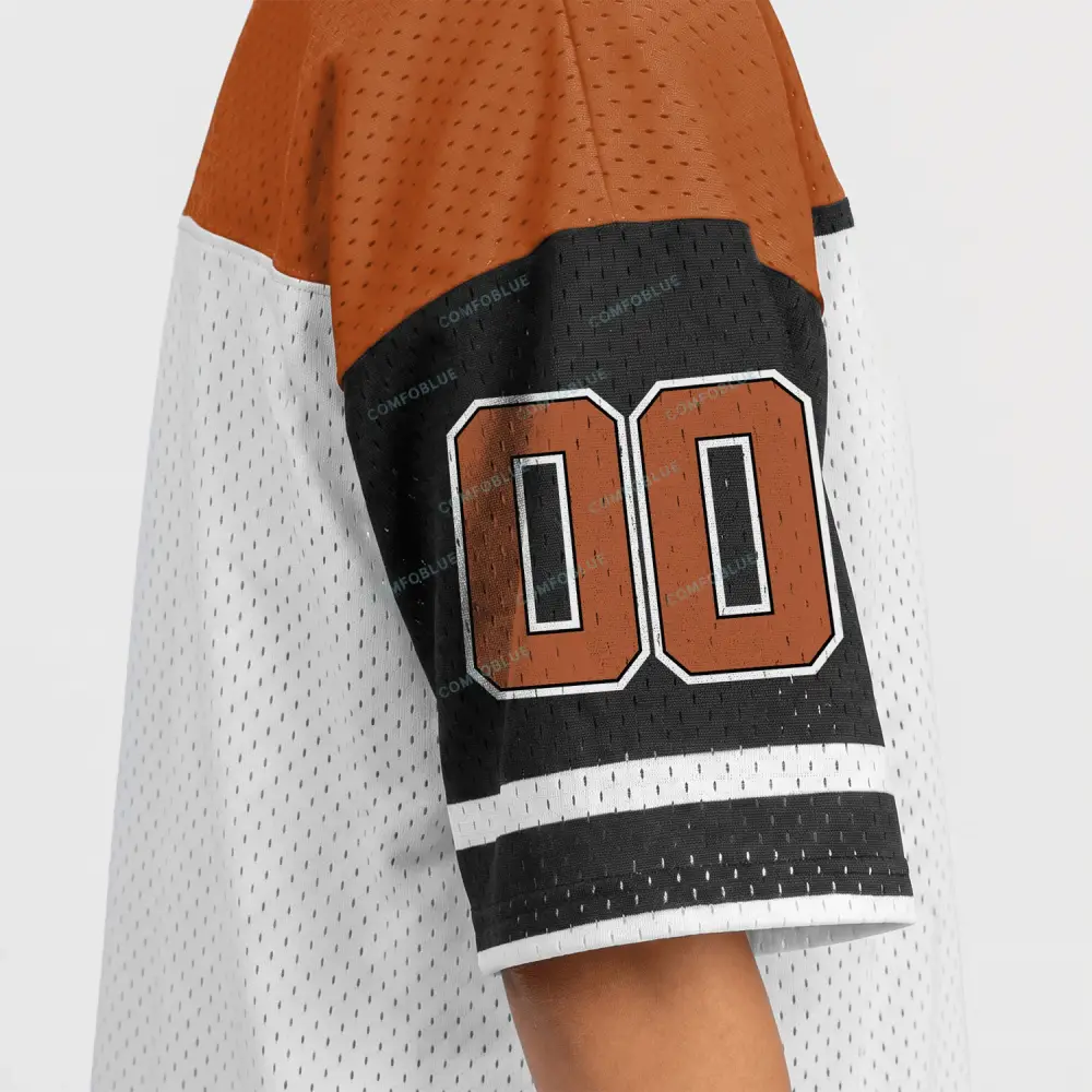 Texas Longhorns V-Neck Fashion Jersey Dress
