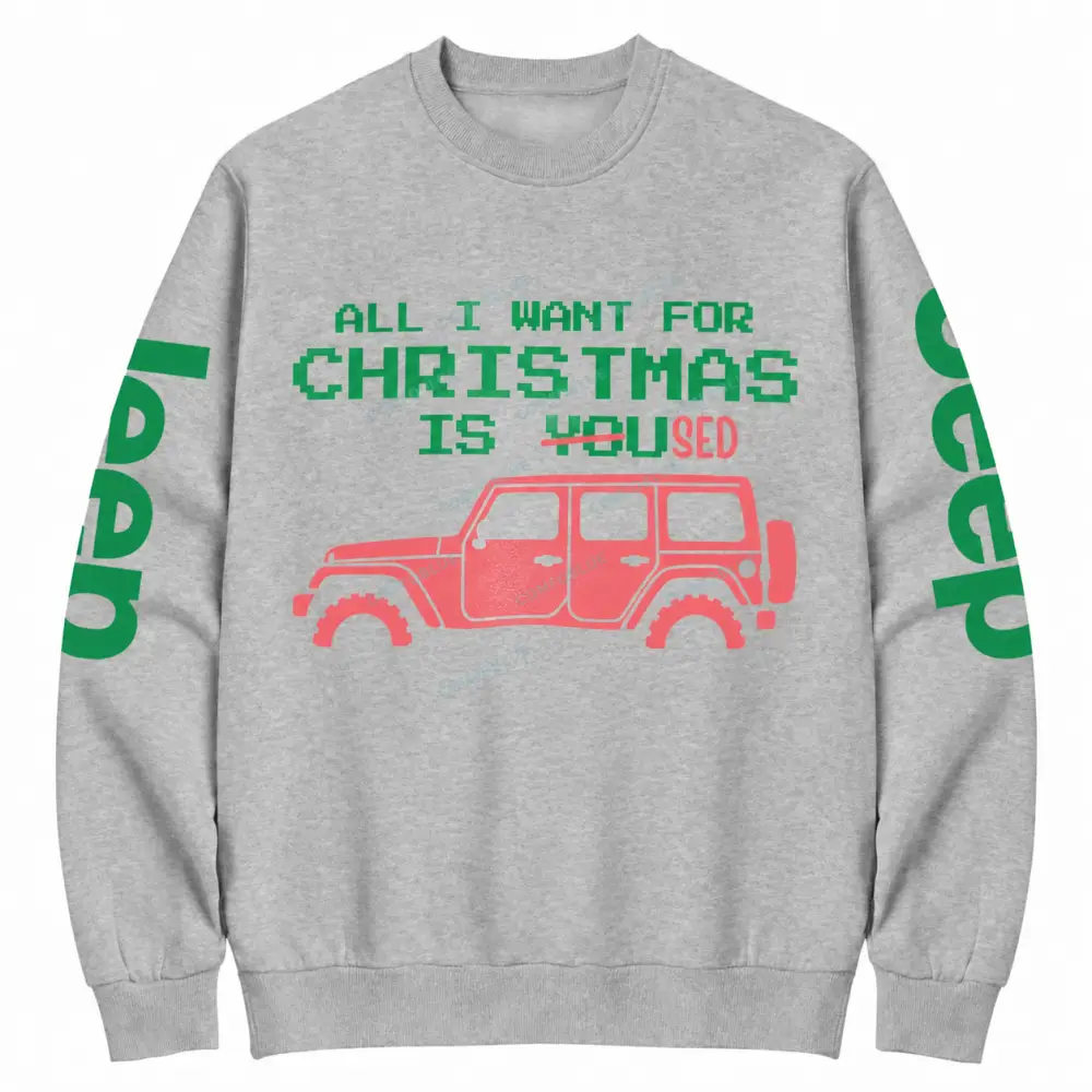 All I Want For Christmas Is Sed Cotton Sweatshirt