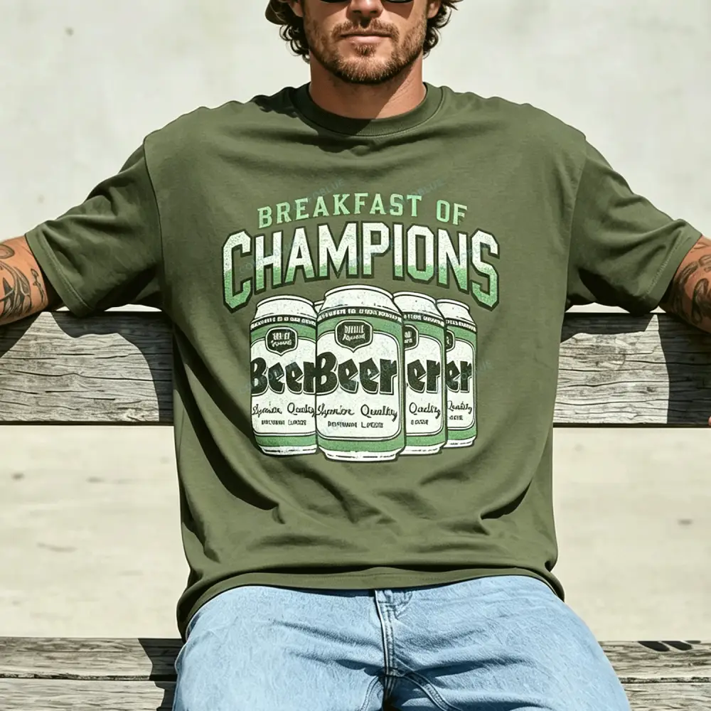 Comfoblue Breakfast Of Champions - Beer Unisex T-shirt