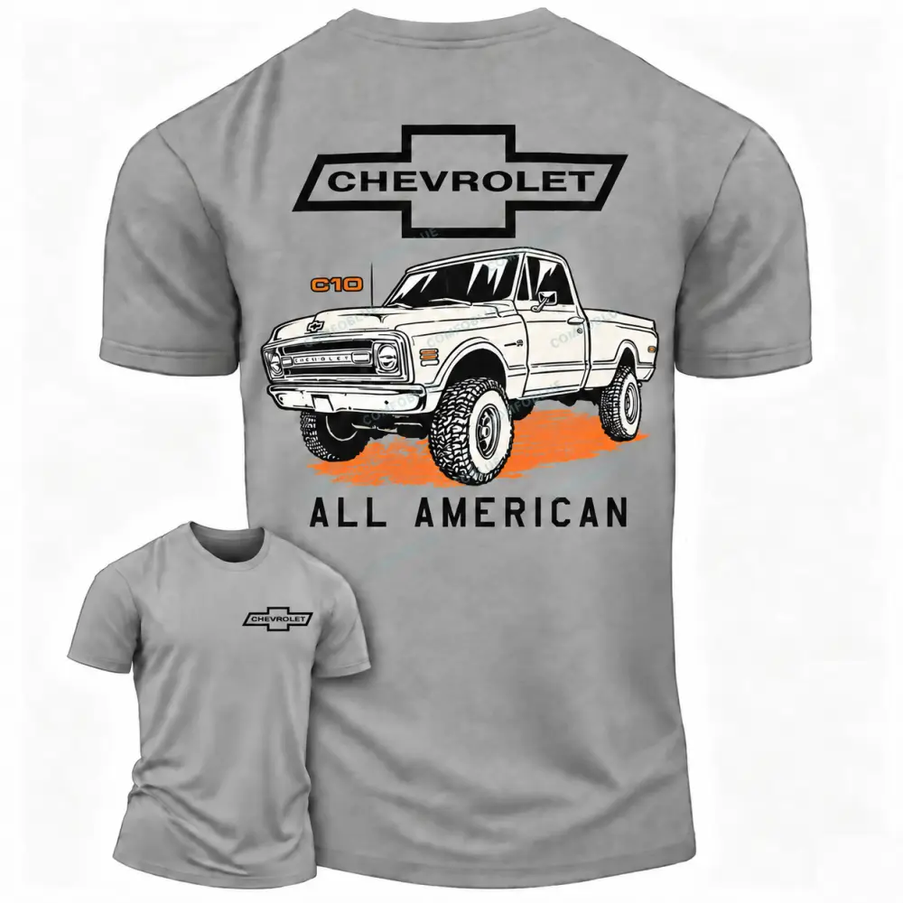 All American Classic Truck Cotton T-Shirt