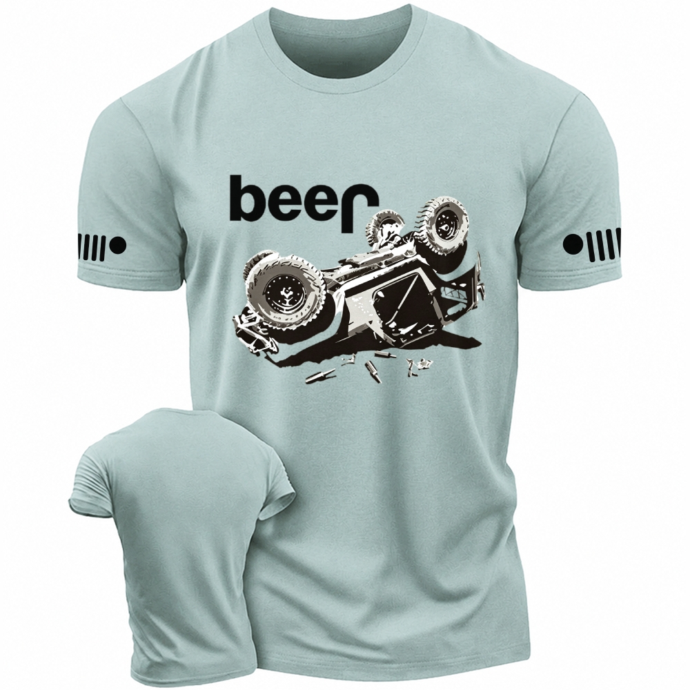 Funny Beer Overturn Jp Offroad T-Shirt