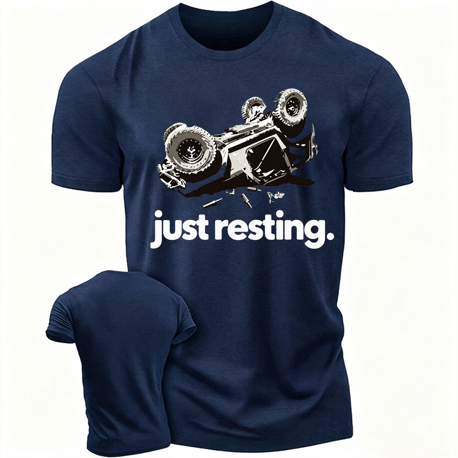 Funny Just Resting Overturn Unisex T-shirt