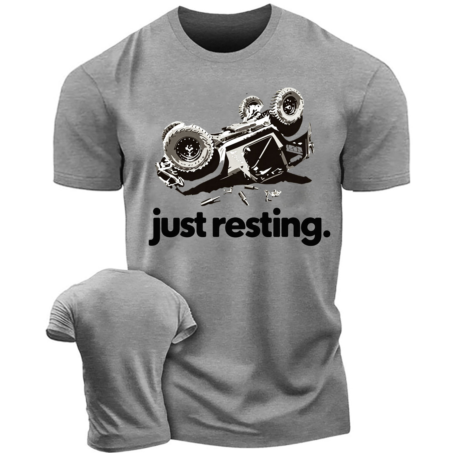 Funny Just Resting Overturn Unisex T-shirt