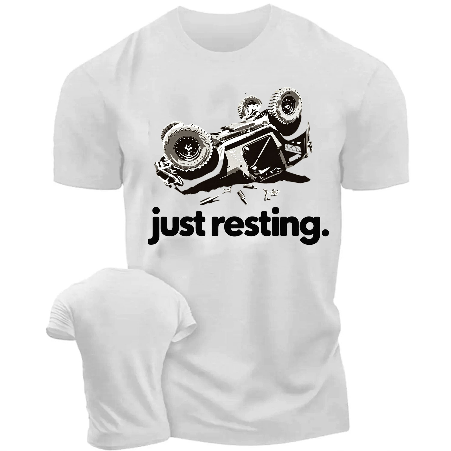 Funny Just Resting Overturn Unisex T-shirt
