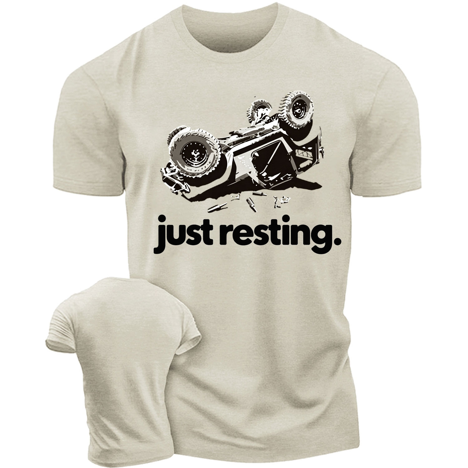 Funny Just Resting Overturn Unisex T-shirt