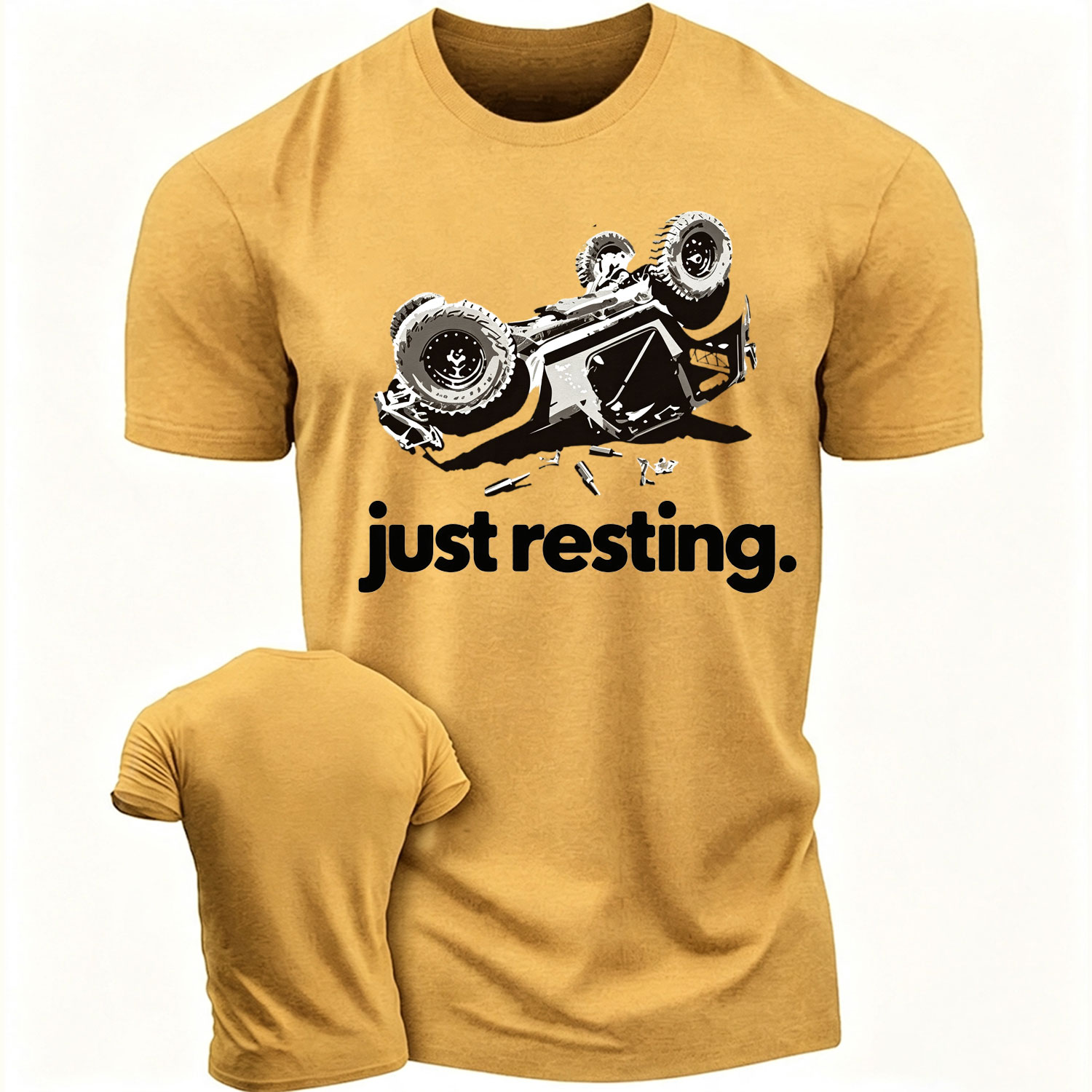 Funny Just Resting Overturn Unisex T-shirt