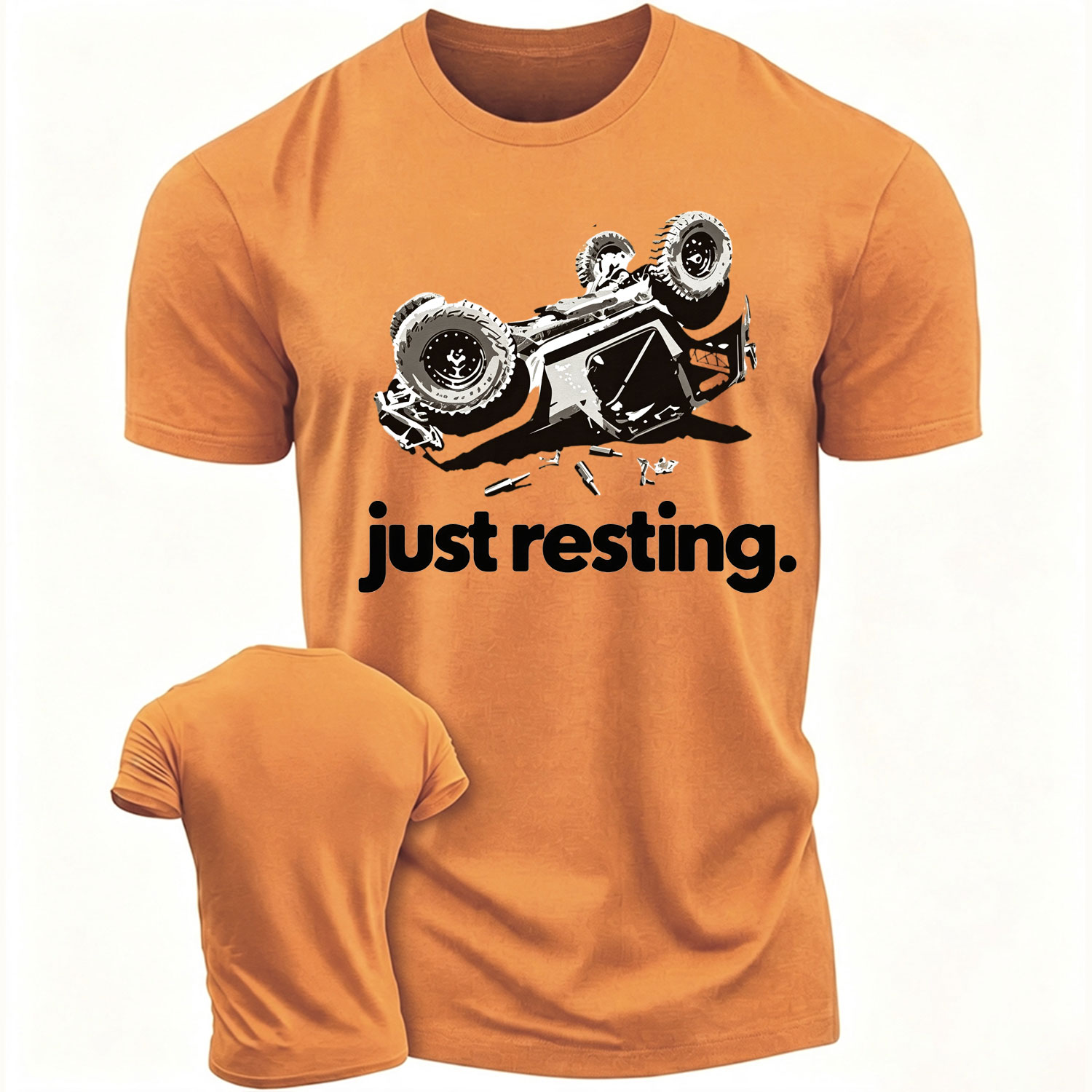 Funny Just Resting Overturn Unisex T-shirt