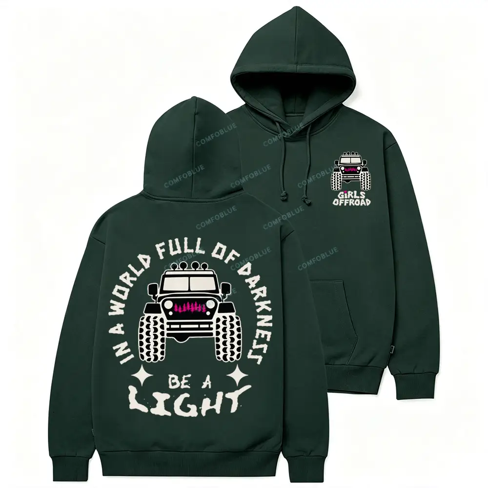 Be a Light Offroad Girls Cotton Hoodie