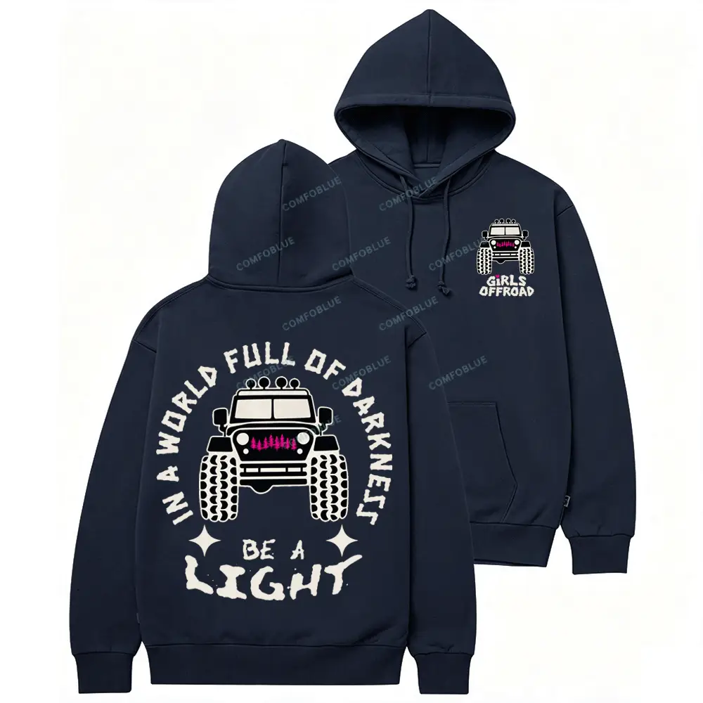 Be a Light Offroad Girls Cotton Hoodie