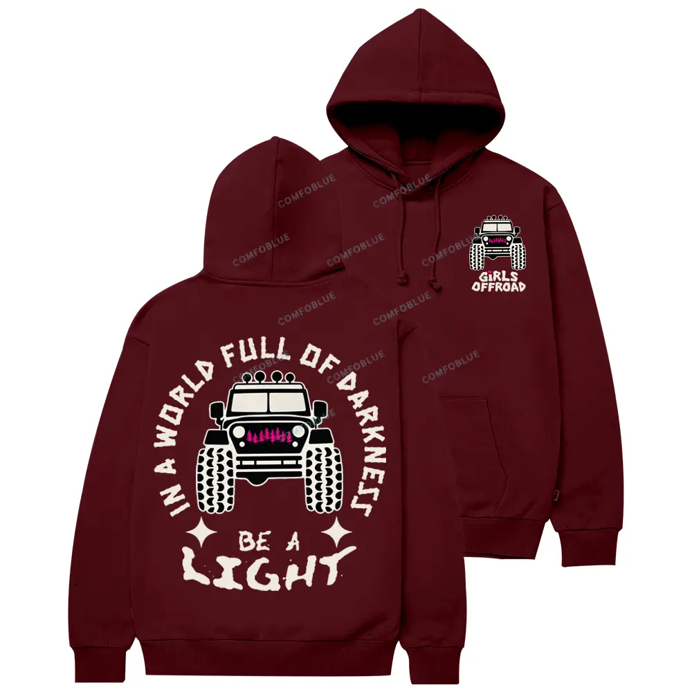 Be a Light Offroad Girls Cotton Hoodie