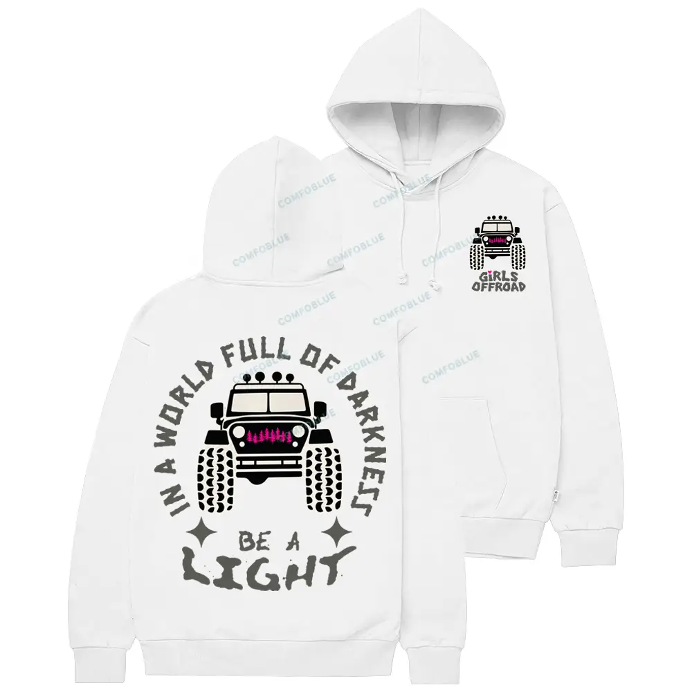 Be a Light Offroad Girls Cotton Hoodie