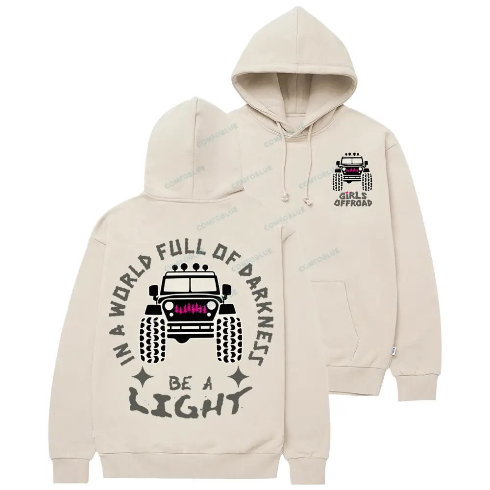 Be a Light Offroad Girls Cotton Hoodie