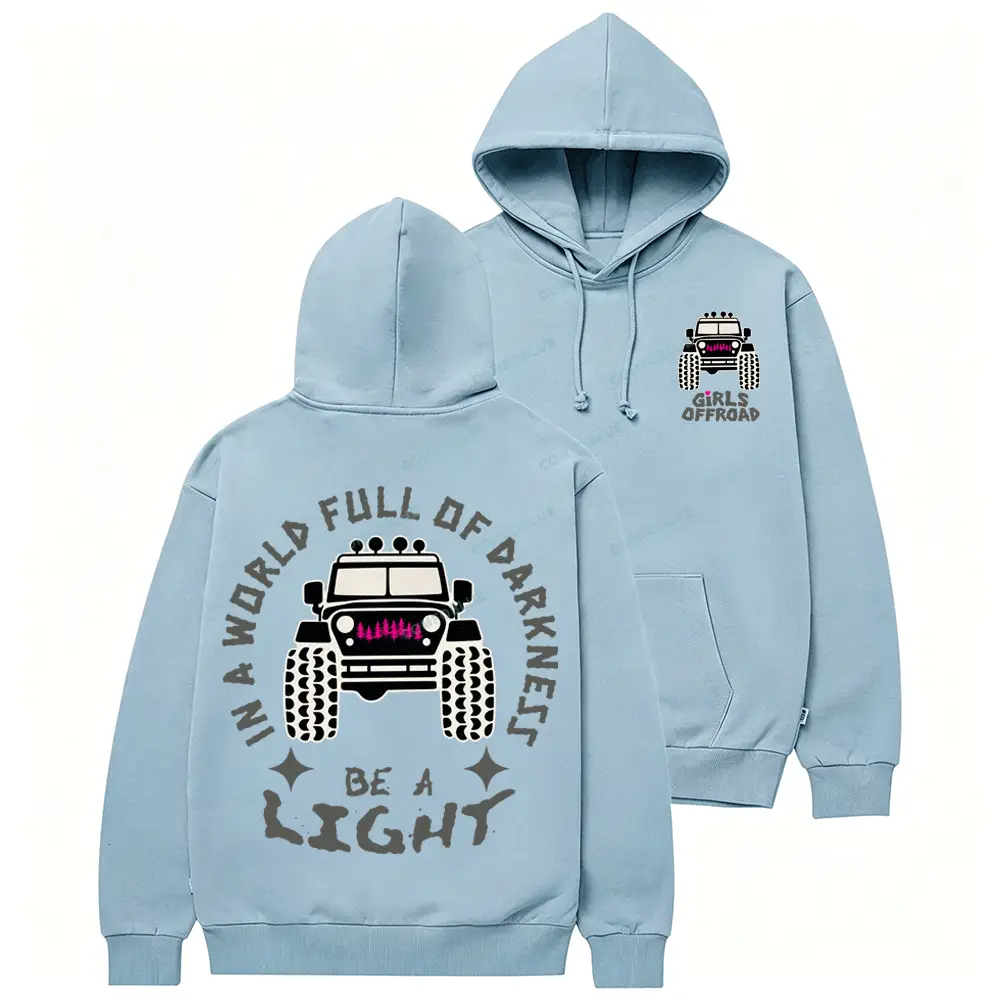 Be a Light Offroad Girls Cotton Hoodie