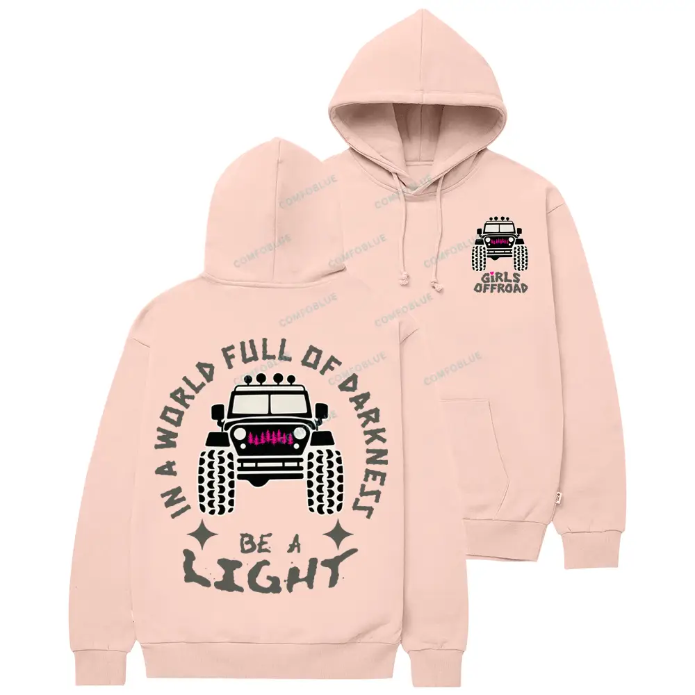Be a Light Offroad Girls Cotton Hoodie