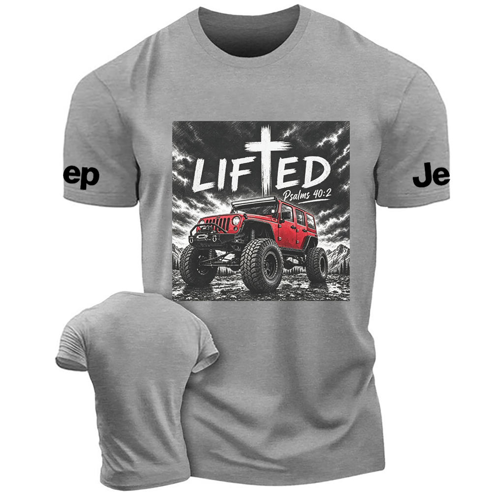 "LIFTED" Cross Jp Bible Verse Unisex T-shirt 