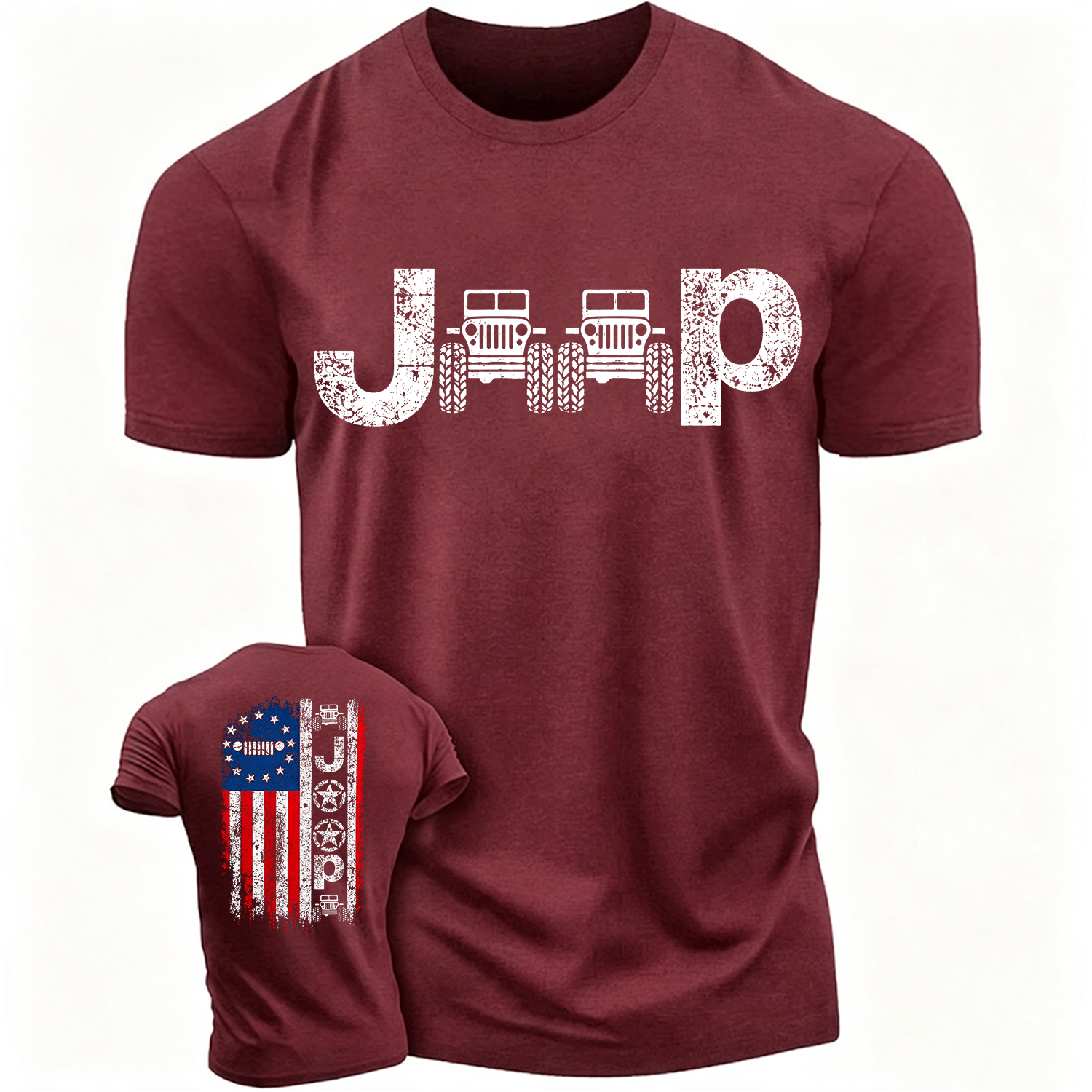 Patriotic Jp Off-Road Cotton Men's T-shirts