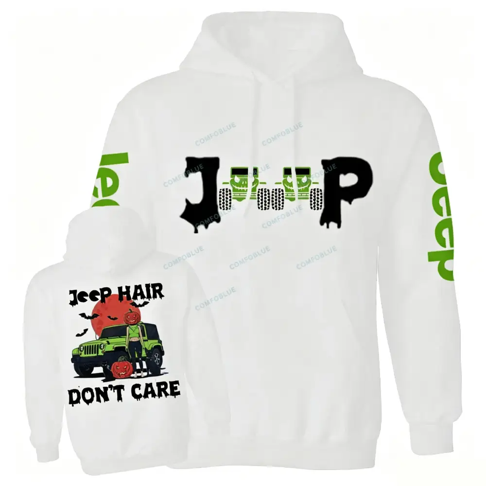 Jp Hair Don't Care Spooky Jp Casual Hoodie