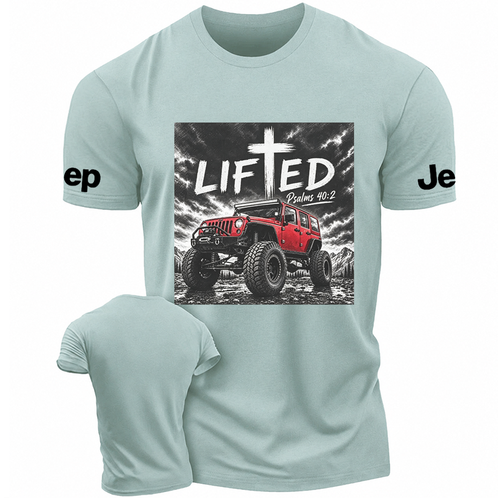 "LIFTED" Cross Jp Bible Verse Unisex T-shirt 