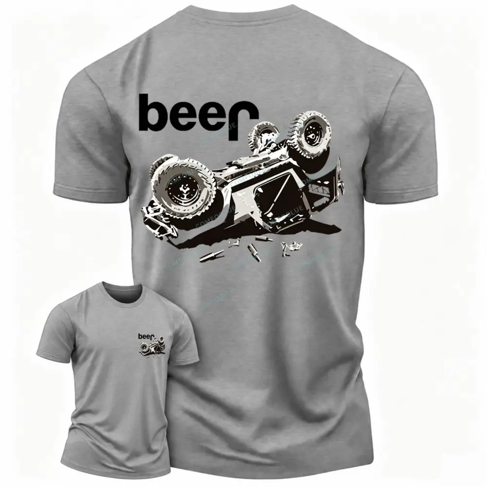 Funny Beer Overturn Unisex T-shirt