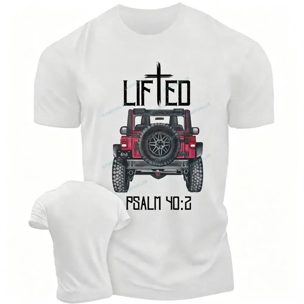Christian "Lifted" 4x4 Truck Offroad Jp T-Shirt