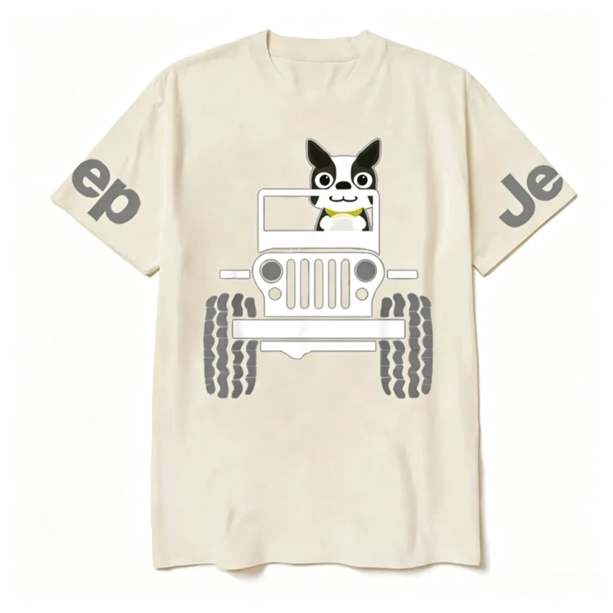 Funny Boston Terrier Dog Jp Dad Dog Jp Mom T-shirt 