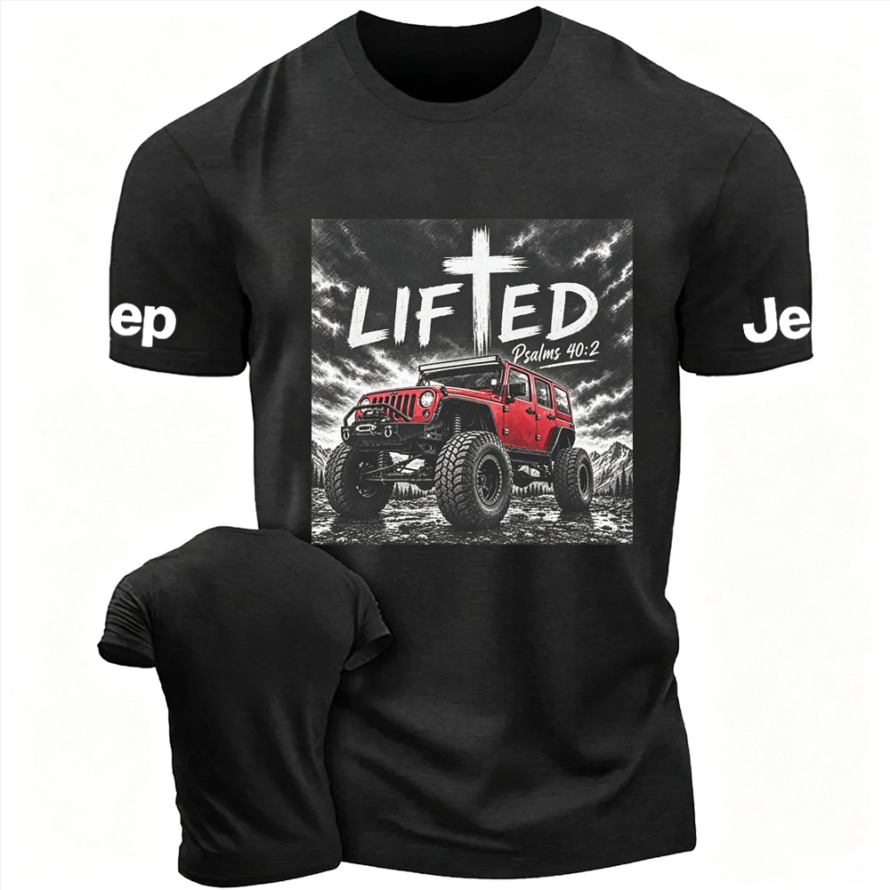 "LIFTED" Cross Jp Bible Verse Unisex T-shirt 