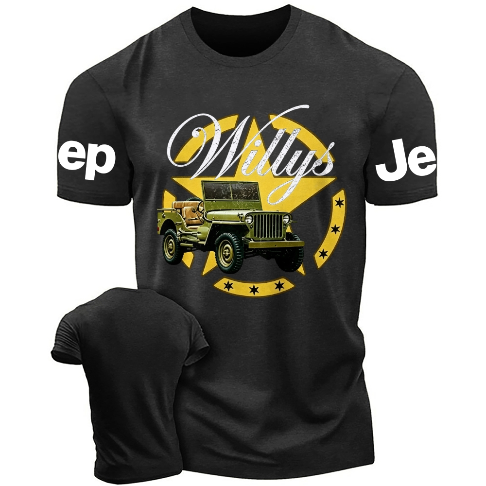 Military Star Willys Vintage Style JP Unisex T-shirt