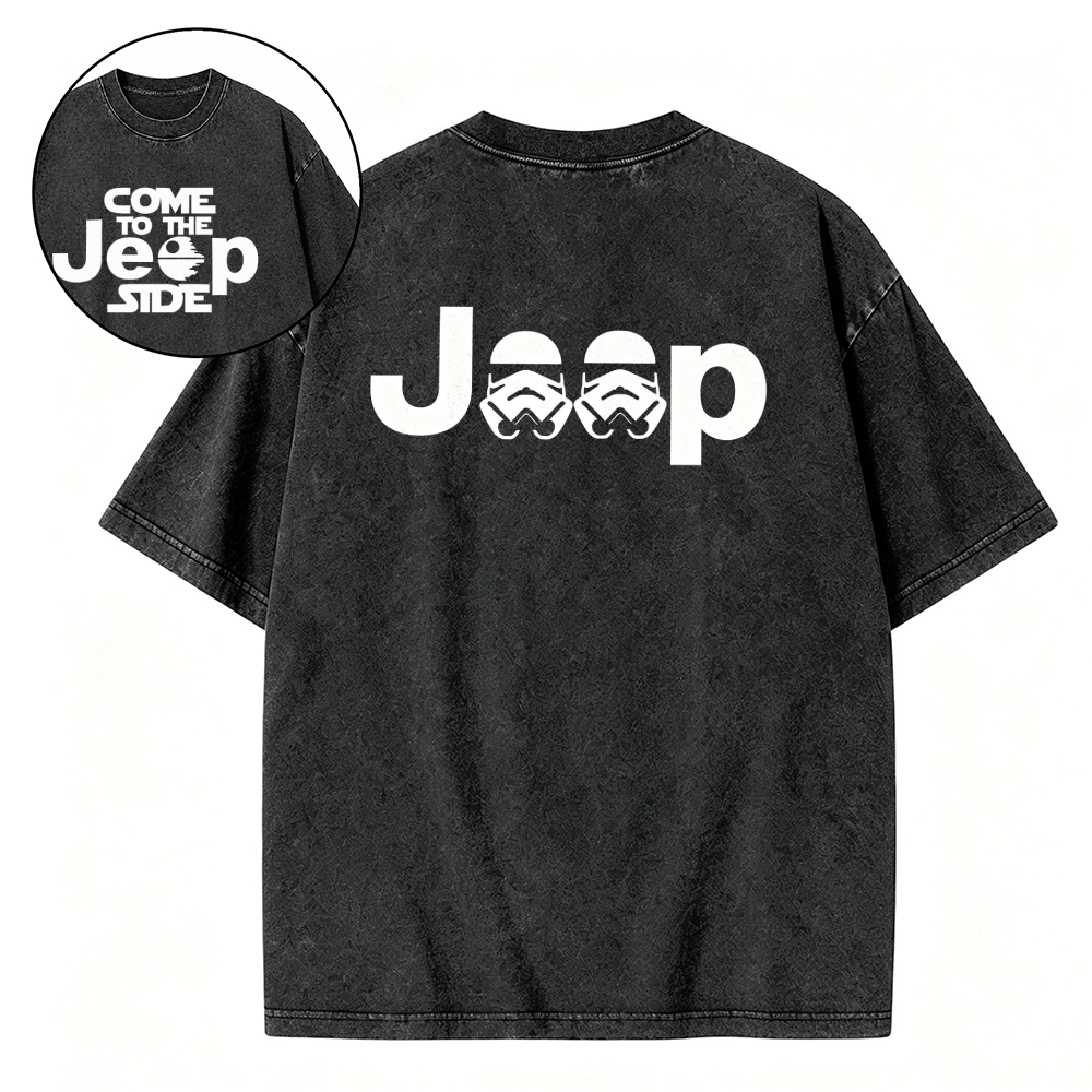 Come to the Jp Side Halloween Dark Star Unisex Washed T-Shirt