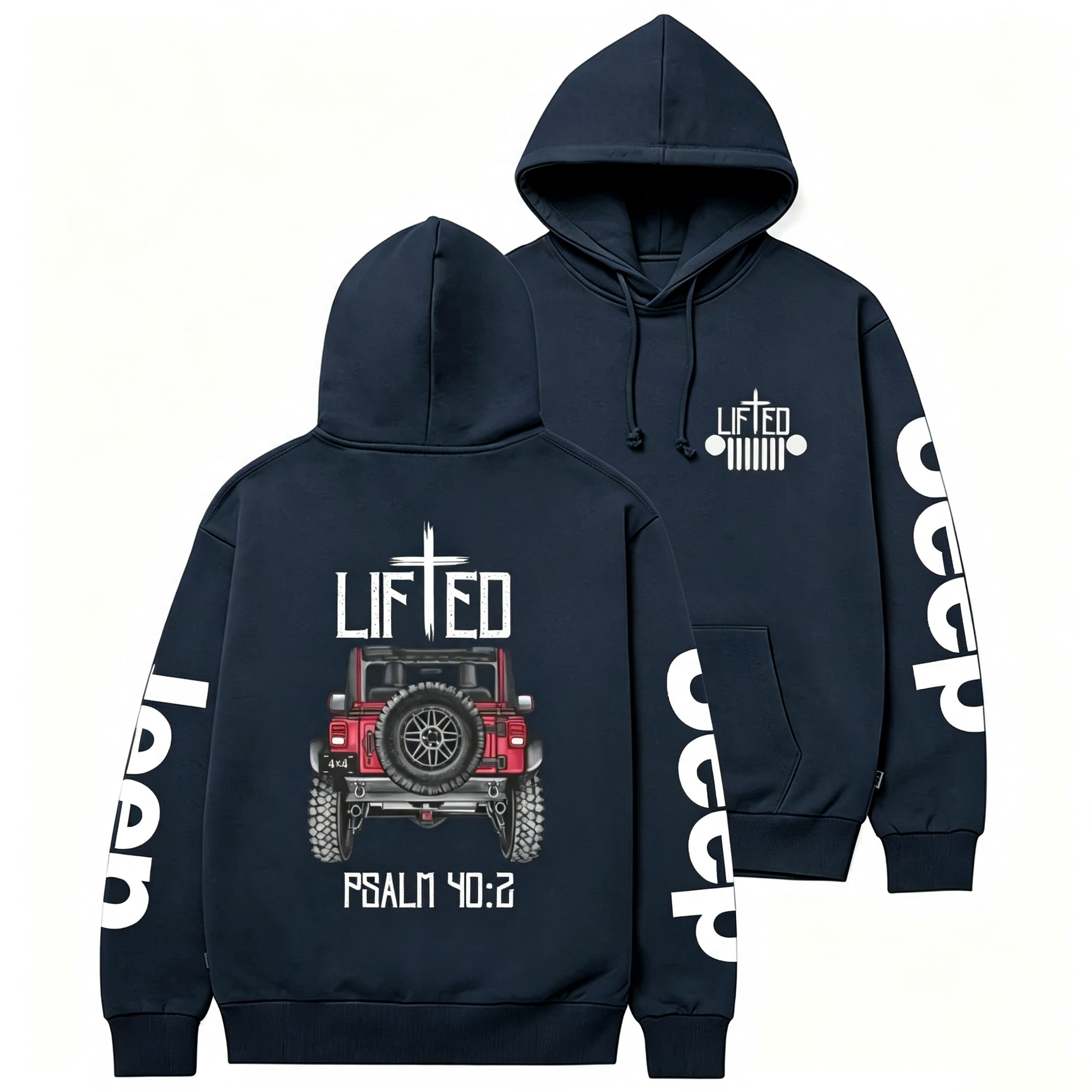 Christian "Lifted" Jp Truck Jp Casual Hoodie