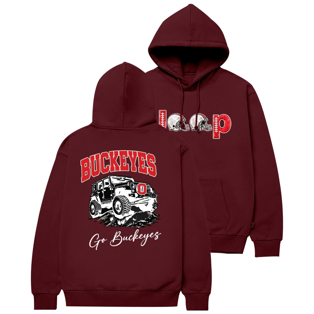 Ohio State Buckeyes X Jp Fans Cotton Hoodie