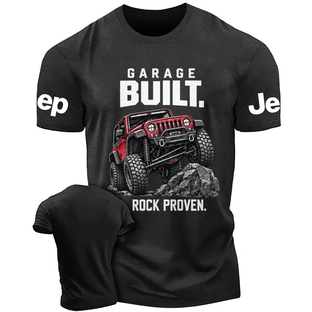 Garage Built Rock Proven Cotton T-Shirt